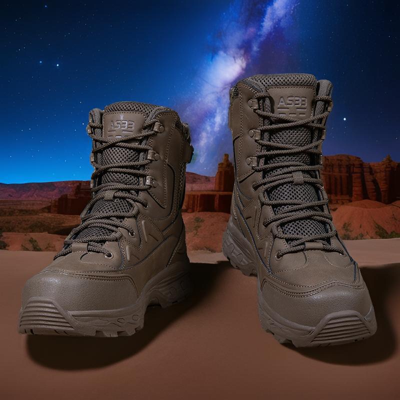 Entra en Botas Militares 39-47 Resistentes al Desgaste, Botas de Campo para Entrenamiento al Aire Libre, Botas de Montañismo, Botas de Senderismo