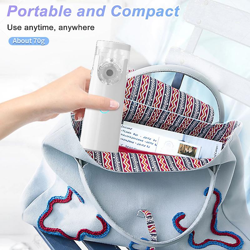 Home Medical Portable Handheld Nebulizer Children'S Silent Bilateral Ultrasonic Micro-Mesh Nebulizer
