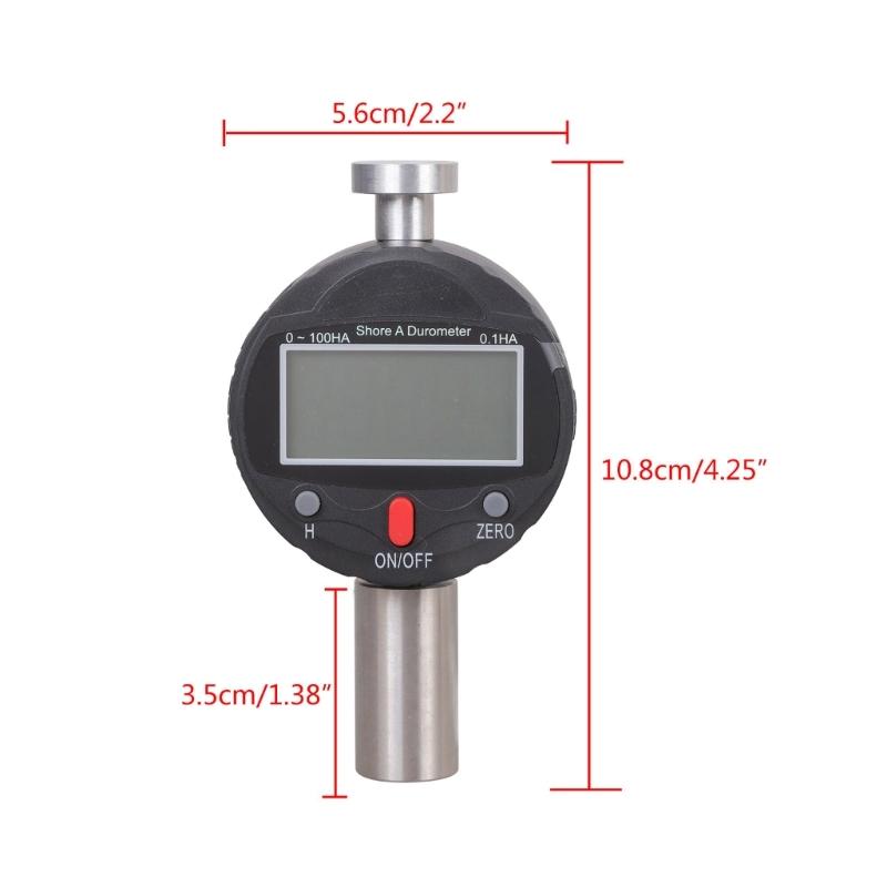Digital Shore Durometer Sclerometer Rubber Hardness Tester Meter Tire Plastic Rubber Hardness Tester Meter