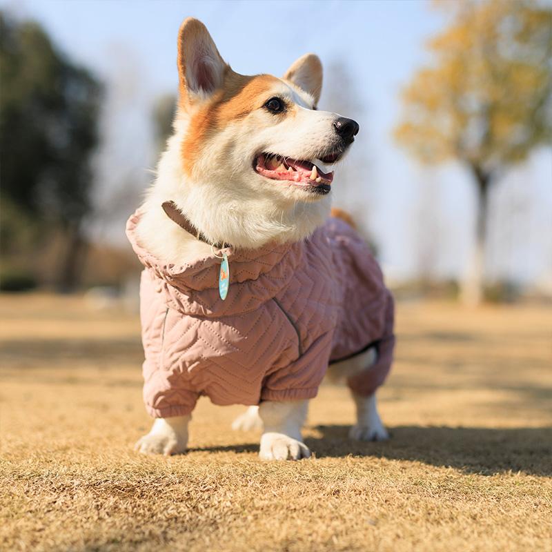 Dog Waterproof Cotton-padded Coat Pet Warm Jacket Windproof Thicken 4 Legs Dog Puppy Winter Greyhound Corgi Chihuahua