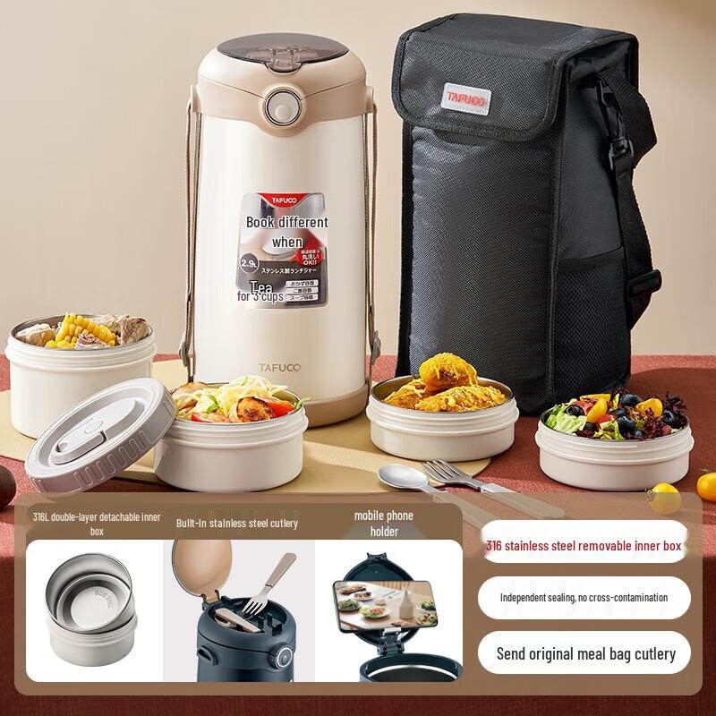 TAFUCO T0396 Insulated Portable Lunch Box