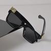 Luxury Designer Sunglasses for Women Men Retro Square Mirror Lens Black Colors Sun Glasses Oculos De Sol