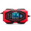 E-FAST 12V/24V Dual Voltage Smart Car & Motorcycle Battery Charger with Screen Display