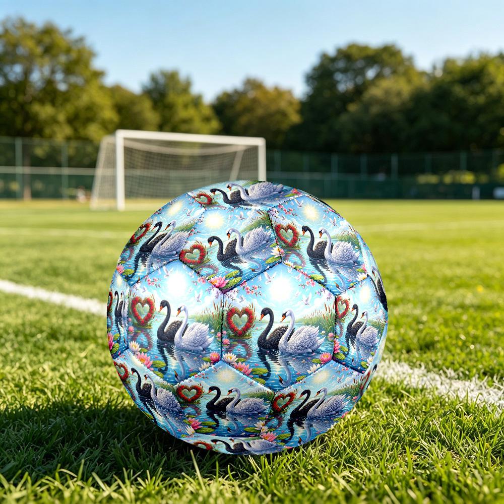 1pc Swans Garden Durable Size 5 Soccer Ball Professional Match Training Football Indoor &Outdoor Sports Ball p60118