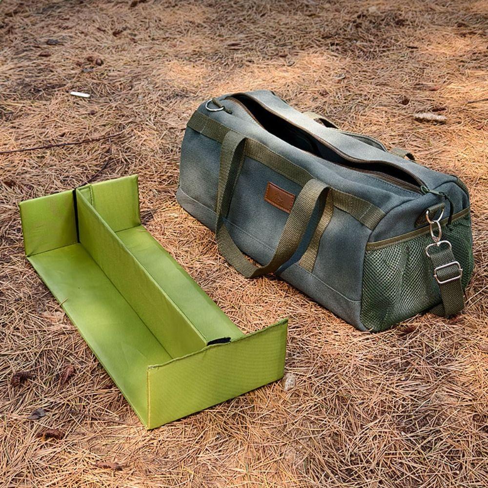 Handheld Type Camping Tool Storage Bag Shoulder Strap Tent Pegs Bag Ground Nail Bag  Barbecue