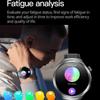 שעון חכם חדש 2025 ECG גברים מסך AMOLED 1.73 אינץ' זיהוי רגשי שעוני ניטור עייפות בקרת גישה NFC שעון חכם