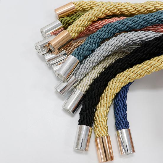 Strong Magnetic Curtain Tieback, Decorative Modern Rope Tie Back Buckle for Drapes, Window Curtain Holdback for Home Bedroom Office