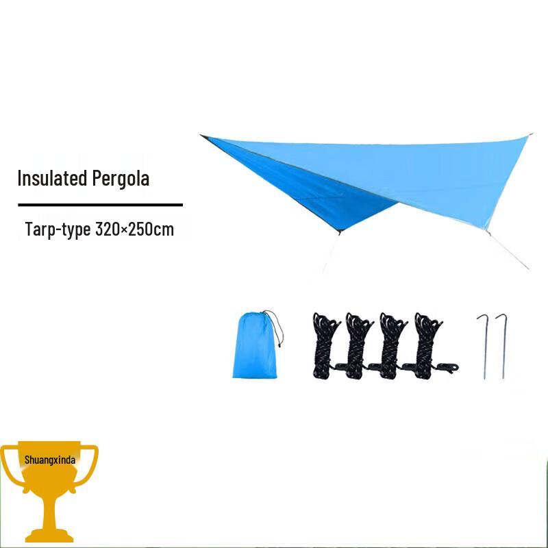 Outdoor Camping Tarp & Pole Accessories 320*250cm