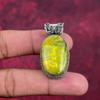 Bumblebee Jasper Pendant, 925 Solid Sterling Silver Gemstone Jewelry, Handmade Pendant, For Mother Day