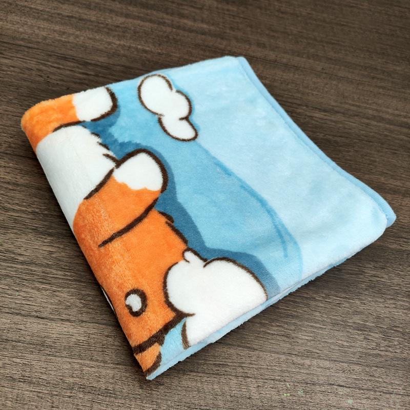 

Двусторонний флисовый коврик-одеяло для домашних животных для кошек и собак 75x100 cm