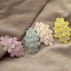 Hairpin Embroidered Cherry Blossom Hair Clip Side Clip Bun Decoration Macaron Color Hair Pin Hair Accessory