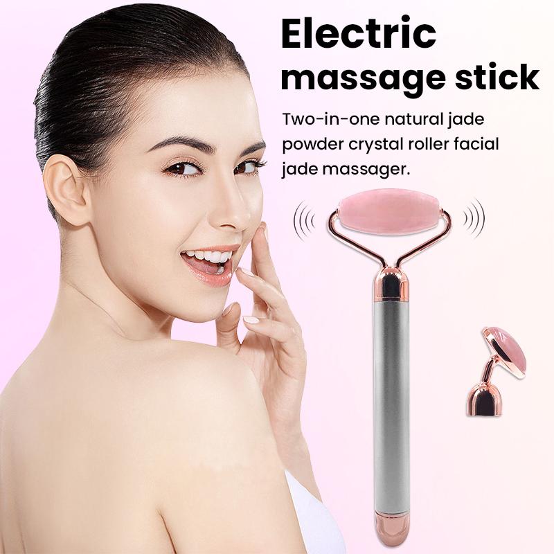 2 Piece Set Roller & Gua Sha for Face Neck Eye Resin Facial Massage Instrumenr Health Care Scraping Board Beauty Skin Care Tools
