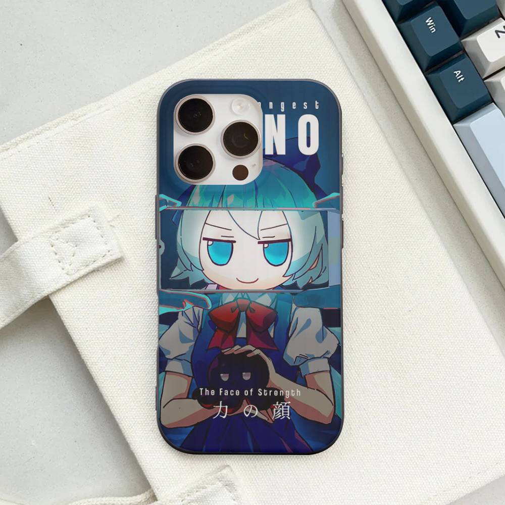 Classic Game Touhou Project For IPhone 17 16 15 11 12 13 14 Pro Max Plus Pro Corrugated Translucent Back Phone Cover