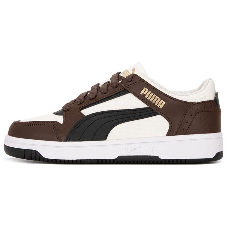 Puma Rebound Joy Low CV Versatile Comfortable Durable Lightweight Low-Top Sneakers Unisex Sneakers Black Brown 391077-01