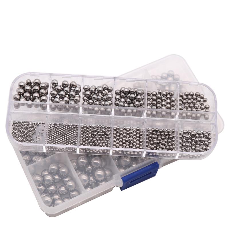 1mm-10mm Hochpräzisions-Kugellager Glatte Kugel-Box-Set - 304 Edelstahl