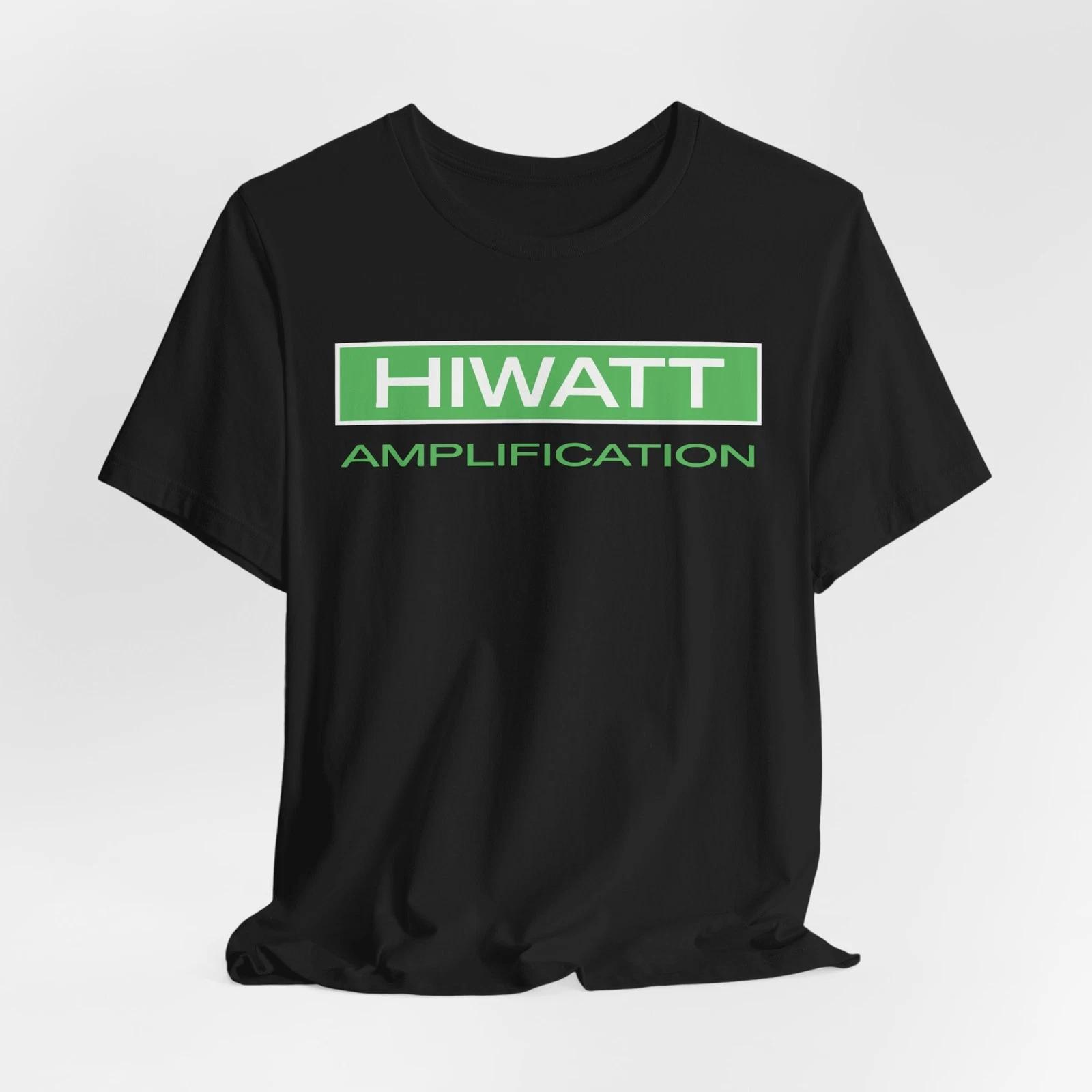 Men s and Women s T-shirts HIWATT AMPLIFICATION LOGO M