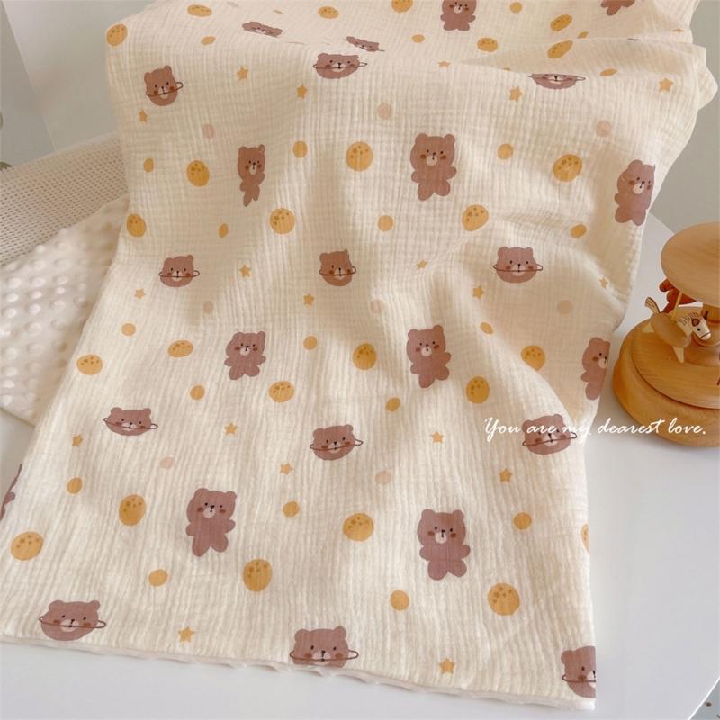 Baby Blanket for Soothing Relaxing Cotton Baby Comforter Calming Dotted Design Blanket for Newborns Cotton Swaddles Wrap