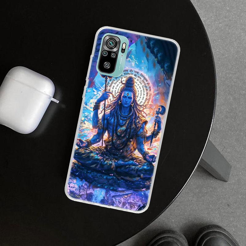 Lord Shiva Hindu God Buddha India Phone Case Cover for Xiaomi Redmi Note 15 14 13 12 11 Pro Plus 14S 12S 11S 11T 11E 10S 10 Cust