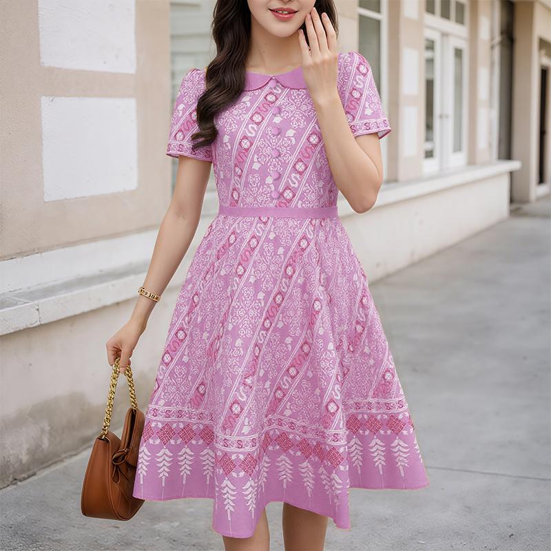 

ZANZEA Женское летнее платье с принтом, повседневное, с коротким рукавом S