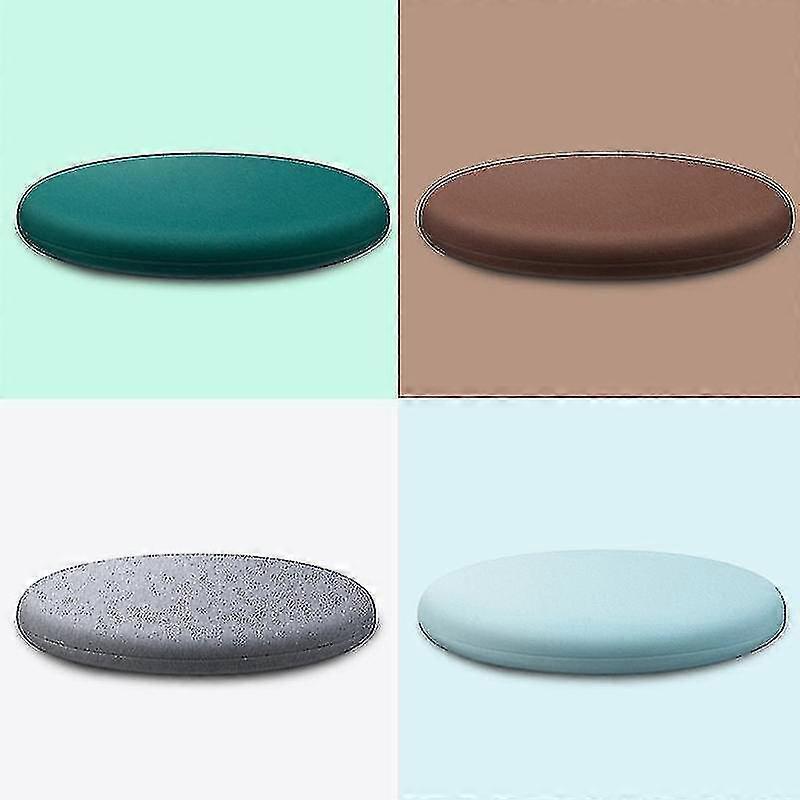 Memory Foam Seat Cushion Round Comfortable Soft Chair Mat For Home Office Chair Pad-40cm-light Blue