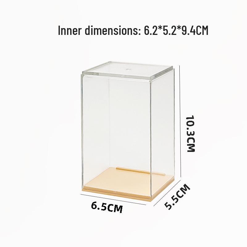 Transparent Dustproof Display Box for LEGO Figures and POP MART Dolls