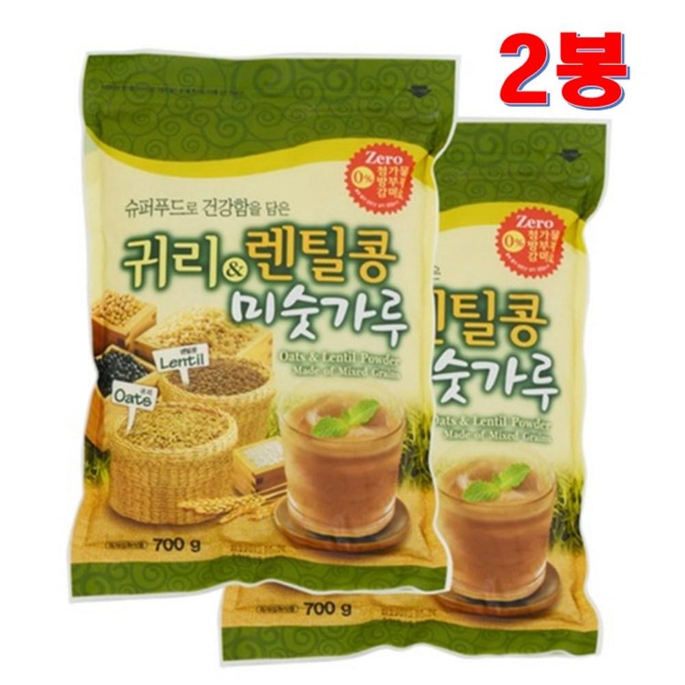 Oat and Lentil Misugaru 700g x 2 packs 20 Oats, Lentils, Brown Rice, Barley, Kelp, Oat Misugaru, Misugaru, Grain Seonsik | 700g x 2 packs