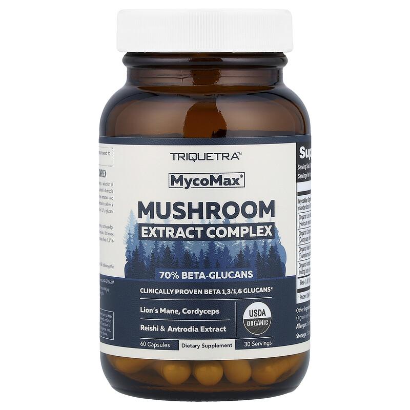 MycoMax®, Mushroom Extract Complex, Maximum Strength, 60 Capsules