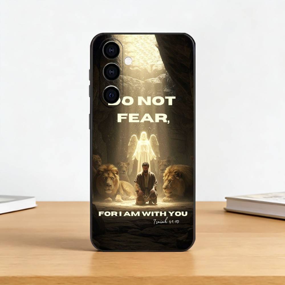 Bible Verse Christian Q-Quote Phone Case For Samsung Galaxy A73,A72,A71,A70,A53,A52,A51,Others Soft Black Cover