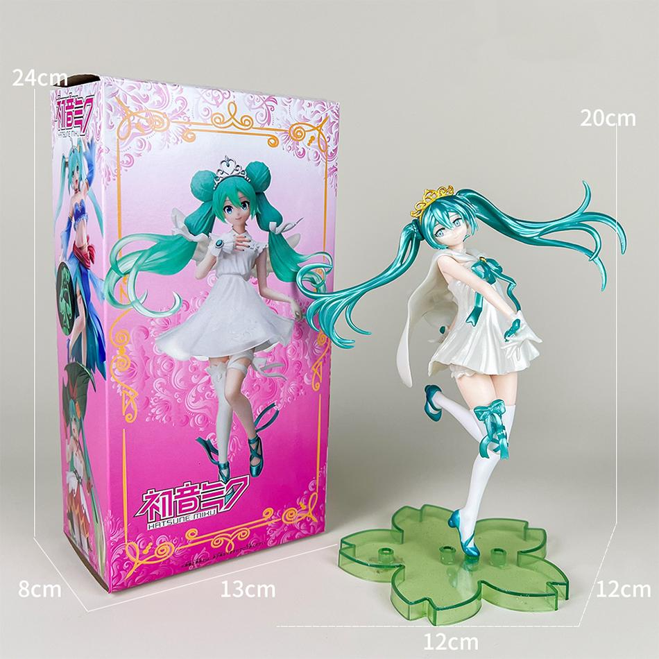 Hatsune Miku Figure Anime Girl Model Desktop Decor Collectible Doll Gift For Fans Future Vocaloid Statue Japanese Kawaii Otaku
