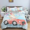 3D Cartoon Pattern Duvet/Quilt Cover Cozy Soft Bedding Set For Children Kids Bedroom Decor Bedclothes Queen Twin Single 2/3Pcs