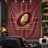 Duvara Asılan Goblen Queensland Maroons Baskılı Kumaş Salon Yatak Odası Ev Dekorasyonu İçin