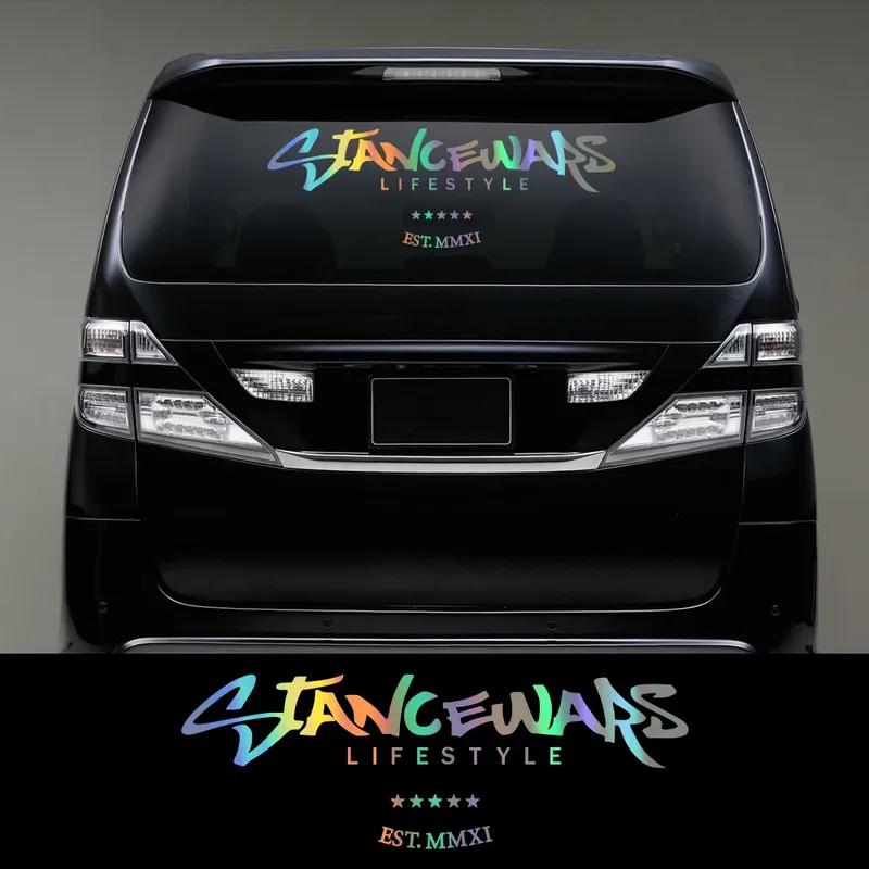Stancewars JDM Car Windshield Banner Stickers Waterproof Automobiles Windscreen Vinyl Decals Car Styling Decoration Accessories