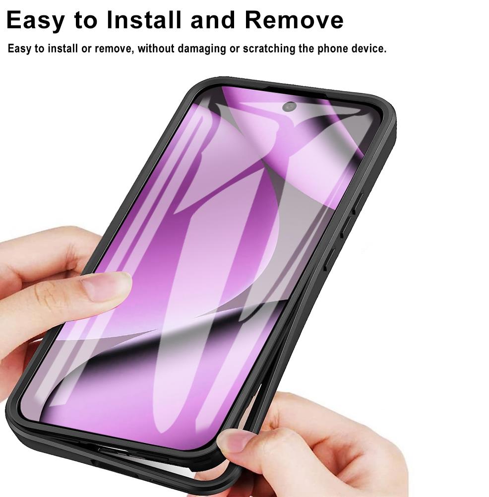Klar 360 Grad Vollumhüllung Hülle für Google Pixel 10A / 10 Pro XL / 9 Pro XL / 6A Handyhülle Stoßfest Kameraobjektiv Bildschirmschutz