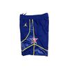 Jordan Logo Print Mid-Waist Basketball Shorts SW Fan Edition For The 21 Season NBA All-Star Game Men Bottoms Blue CV4787-495