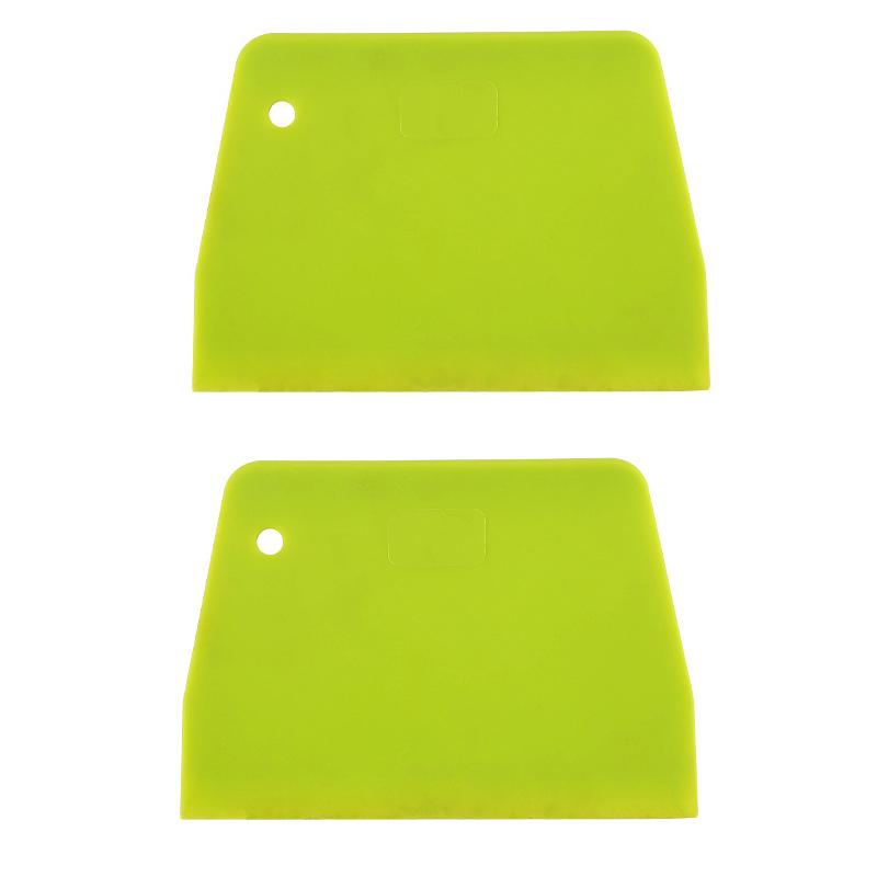 2 PCS Baking Tool Plastic Scraper DIY Pastry Cream Spatula Trapezoidal Dough Cutting Knife Cake Divider Kitchen Accessories