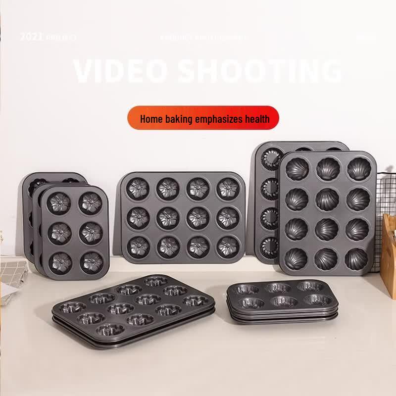 MDNG 12-Cavity Gold Baking Tart Mold