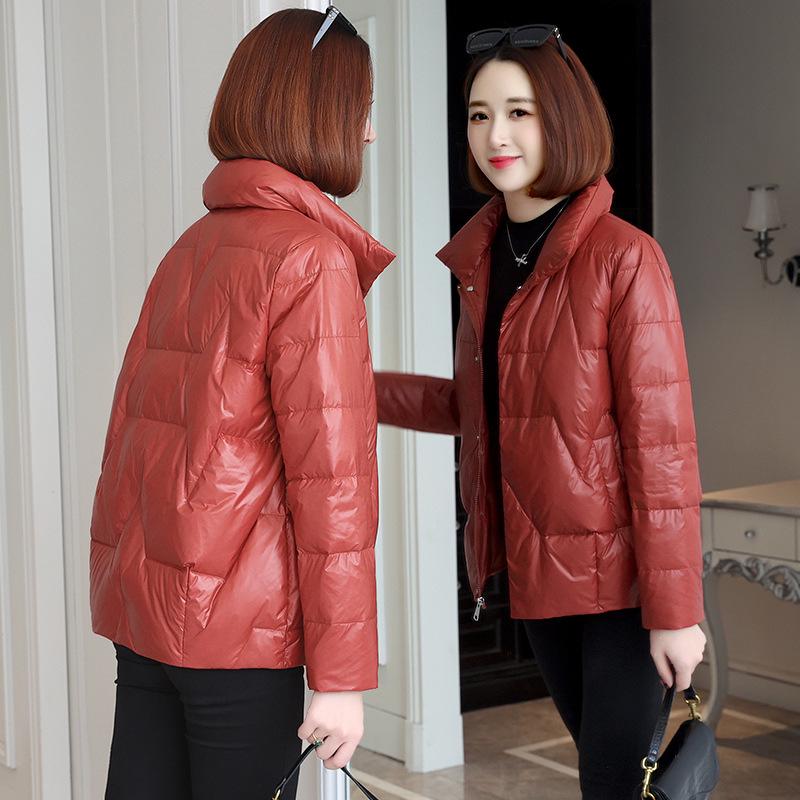 Jachetă scurtă de damă din bumbac cu puf 2024: Gros de iarnă, stil petit pentru femei de vârstă mijlocie la modă