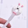 3 Pack Cute Plastic Ballpoint Pens Creative Cartoon Rabbit Cat Ballpoint Pen Gel Pen Signature Pen Children Gift Stationery
