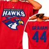 2026 Hot Off Campus Briar Hawks Garrett Graham T-shirt Booktok Ice Hockey Jersey Aesthetic Unisex Oversized Summer Cotton Graphic Tee Top