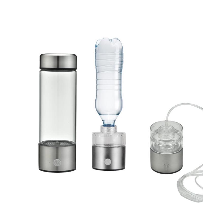 High-Concentration Hydrogen-Rich Water Cup with Electrolysis and Inhalation Features