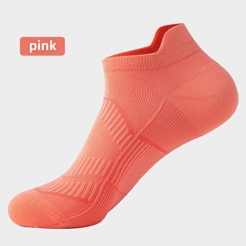 Unisex Non-Slip Sweat-Absorbing Boat and Running Socks for All Seasons – Short Marathon, Night Run, and Sports Performance