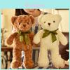 Soft And Cuddly Plush Teddy Bear Doll With Ribbon Ideal For Birthday Gifts For Girls