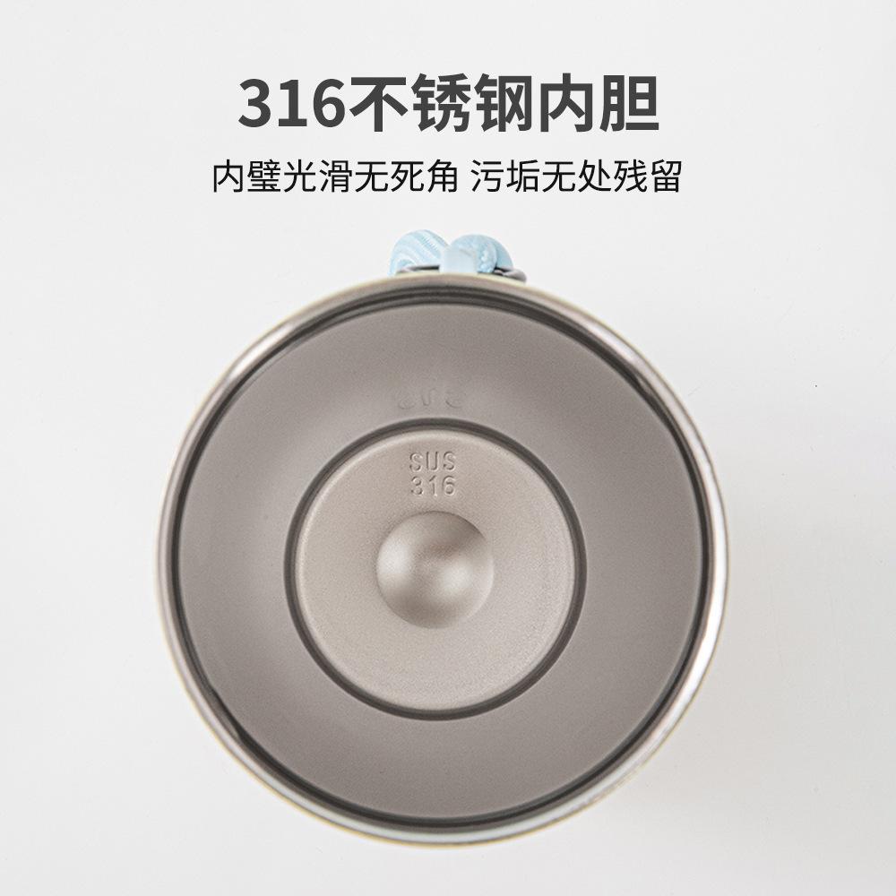 Water bottle Stainless steel thermal insulation straw cup Large capacity accompanying cup Water cup Support LOGO