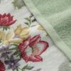 Nishikawa Imabari Sanderson Rose Chateau Single Towel Made in with RR07800000G Blanket, 100% Cotton, Japan, Collar, Green,
