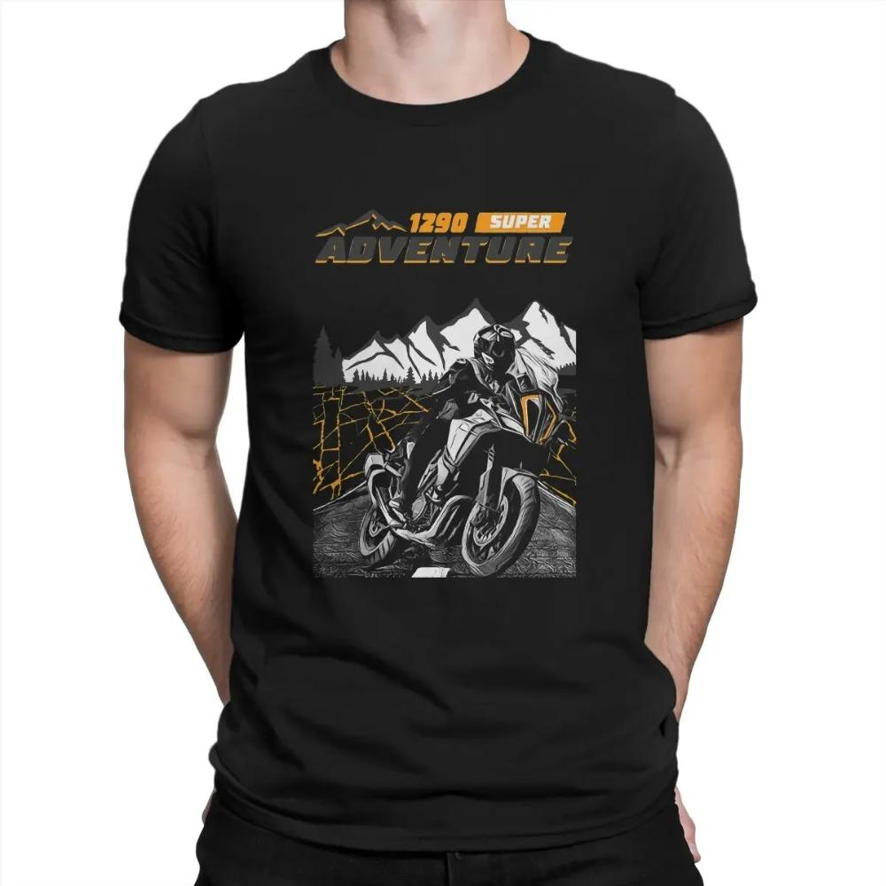 Motorcycles Moto Men's TShirt Adventure Super 1290 Individuality T Shirt Harajuku Streetwear Hipster