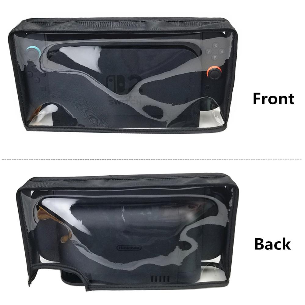 Dust Cover for Nintendo Switch 2 Black Nylon/Transparent TPU Waterproof Cover Sleeve Customized Case for Switch 2/Oled