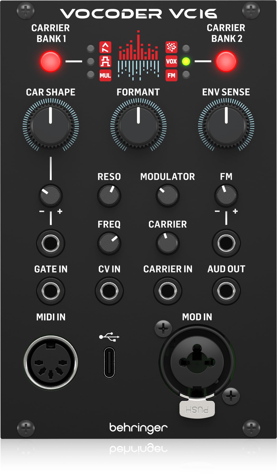 

BEHRINGER VOCODER VC16 Eurorack Vocoder Module Modular Synth Behringer чорний