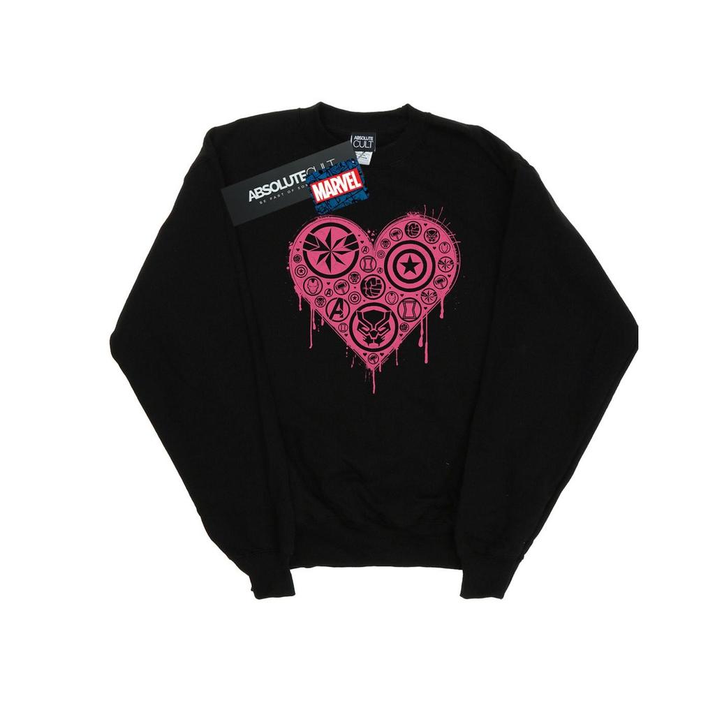 Marvel Womens/Ladies I Heart Avengers Sweatshirt