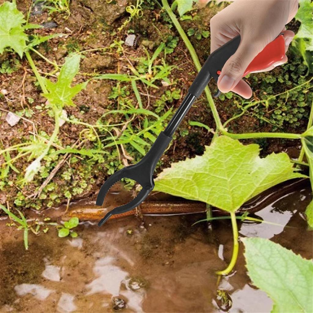 Non-slip, anti-slip lobster clamp for eels, crab clamp, fish tongs, trash tongs, beach tongs, magic hand, easy-to-use hand, telescopic grabber, trash