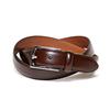 [KIETH] Men's Business Belt, Smooth Leather, Cowhide, Dark Brown, 30mm Width, One Size Fits All, Over 50 Years of History and Craftsmanship, Made In